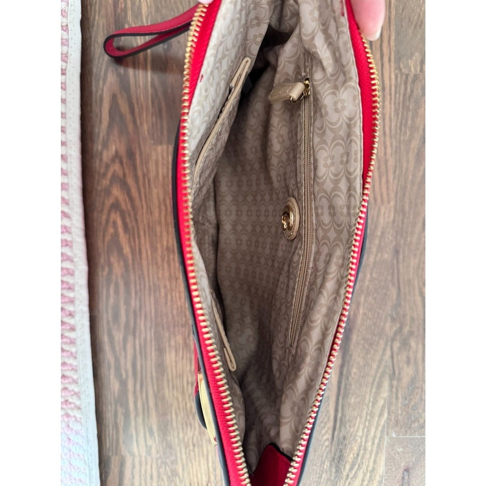 Red Classic Clutch Bag - Picture 5 of 6